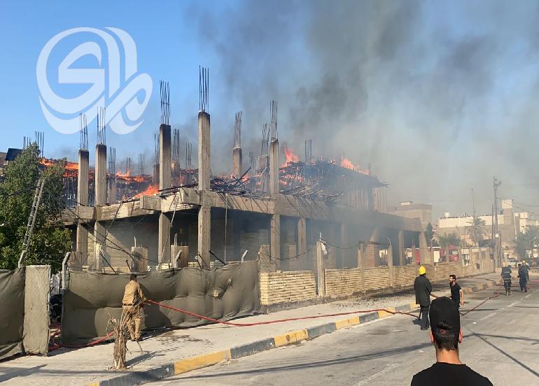 حريقان متزامنان في محافظة كربلاء