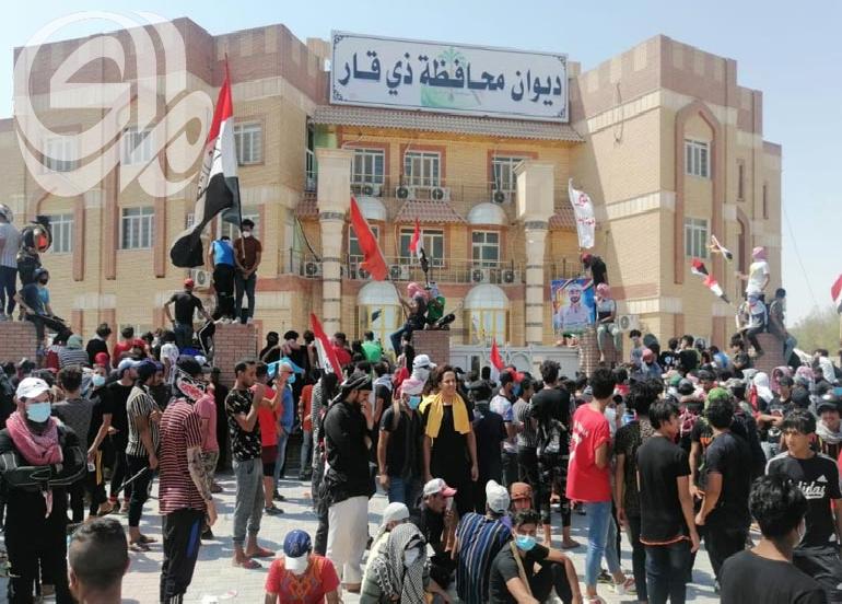 الناصرية: عمليات كر وفر بين قوات الأمن ومحتجين تسببت بسقوط 3 شهداء